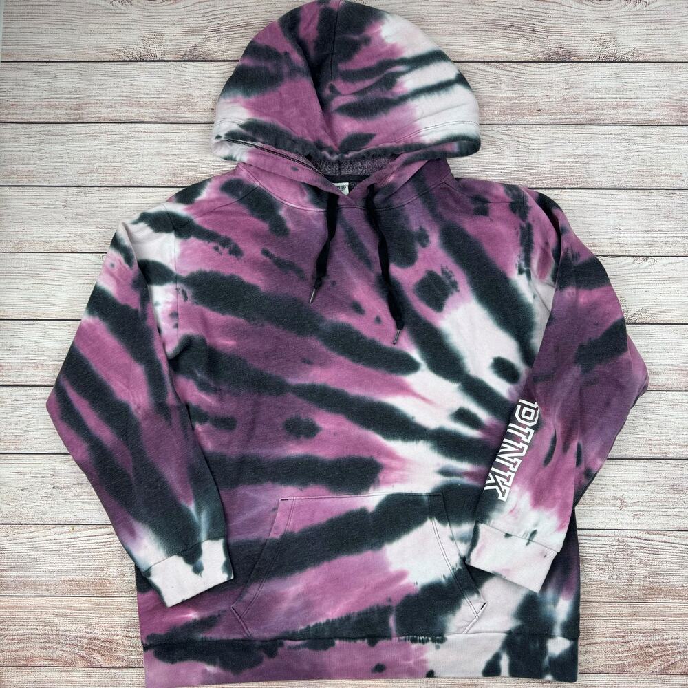 PINK VS Purple Tie Dye Hoodie medium soft cozy